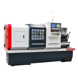 CNC מחרטה גבוהה דיוק אוטומטי אופקי קשה רכבת CK6150 גדול CNC מחרטה