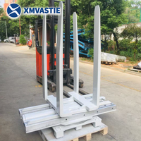 Pince à fourches pour chariot élévateur XMVASTIE ISO Classe III 2,3T/2300kg 360 °   Verrou de sécurité pour l'industrie du recyclage et du changement de palettes rotatives