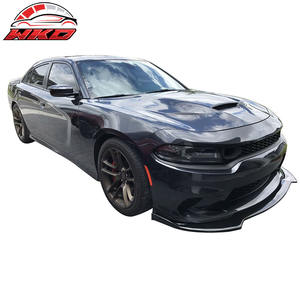 Protector de Parachoques Delantero para Dodge Charger 2015-2023 Estilo V1, 3 Piezas, Spoiler ABS Negro Brillante, Difusor, Protector de Mentón - Product Image 2