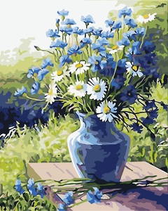 All'ingrosso prodotti fai da te immagine divertente paesaggio olio arti kit Set dipinto a mano tela da numeri per adulti - Product Image 4