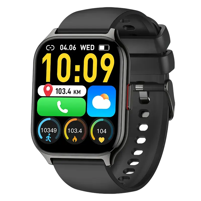 P95 thông minh Xem với TFT 2.01 inch không thấm nước quay số IP68 kích hoạt cho Android IOS BT Heart Rate Tracker ngủ màn hình