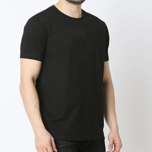T-shirt homme uni, style personnalisé, tissu confortable, fabrication pakistanaise, vêtements décontractés pour l'été, en vente. - Product Image 5