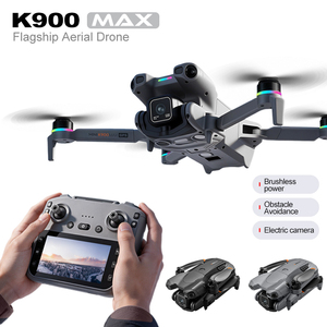 NUEVO Dron RC K900 MAX con lanzamiento aéreo, control de pantalla grande, motor sin escobillas, lente eléctrica, posicionamiento por flujo óptico y evitación de obstáculos - Product Image 1