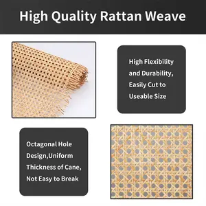 Bahan Furnitur Sofa Kursi Tenun Tahan UV Bahan Anyaman Resin Rotan Plastik PE Sintetis Datar