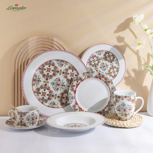 Juego de cena de porcelana no tóxica ecológica, calcomanías de moda, vajilla de cerámica - Product Image 1