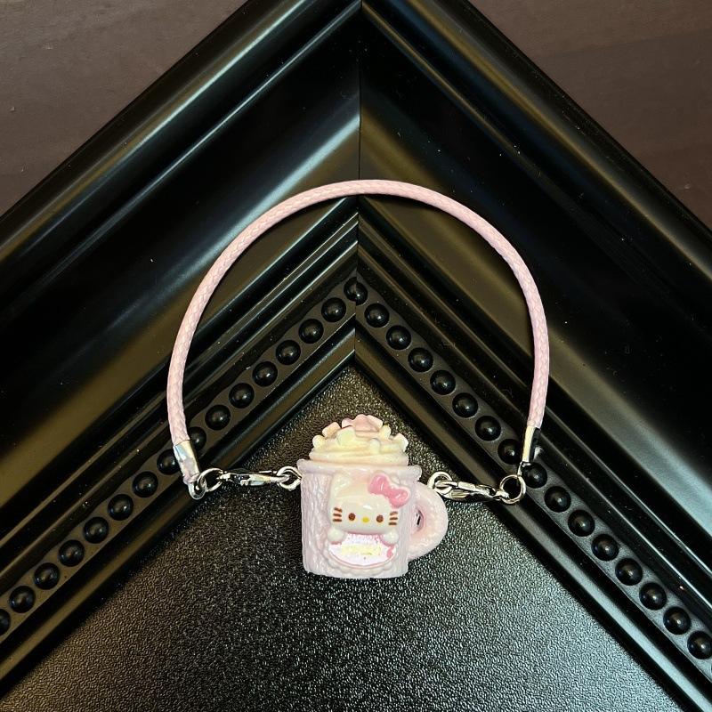 Petit sac à bandoulière rose kt glace tasse d'eau