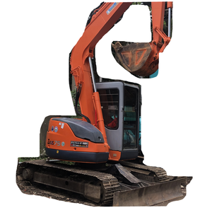 Excavatrice sur chenilles Hitachii ZX75US d'occasion, 7 tonnes, moteur Isuzu, composants principaux PLC - Product Image 1