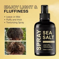 Spray para el Cabello con Sal Marina de 100 ml, Marca Privada, Spray para Peinar el Cabello Natural al por Mayor, Acabado que Volumen, Texturiza y Desenreda el Cabello
