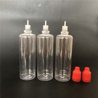 100ml pour flacon compte-gouttes compressible en plastique transparent pour animaux de compagnie Conteneur portable pour lotion shampooing maquillage pour médecine