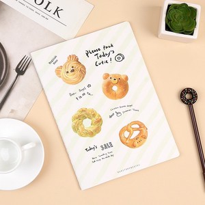 Cahier A5 à reliure spirale avec couverture en cuir PU pour impression couleur alimentaire Dossiers <span class=keywords><strong>d</strong></span>'étudiants Comptabilité de ligne de voiture-Taille A4 Journal - Product Image 3