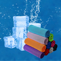 FF4576 Serviette d'été en microfibre douce et respirante Fitness Yoga Running Workout Gym Sport Ice Cooling Towel