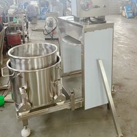 Tekfood Industriële Wijn Druivenpersmachine 100l 200l Hydraulische Mand Wijnpersmachine Voor Wijnverwerking Lijn
