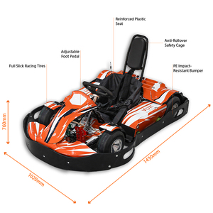 Vortkart Electric <strong>Go</strong> <strong>Karts</strong> Colorful Electronic Brake <strong>Go</strong> <strong>Karts</strong> Commercial <strong>Kids</strong> Electric <strong>Go</strong> <strong>Kart</strong> <strong>for</strong> <strong>Kids</strong> &amp; Teens - Product Image 4
