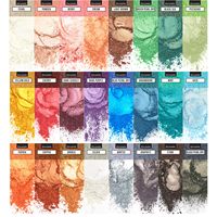 OSBANG Kit de Poudres de Mica 5g, 30 Couleurs, pour Résine Époxy, Pigment d'Ongles, Fabrication de Savons et Bougies