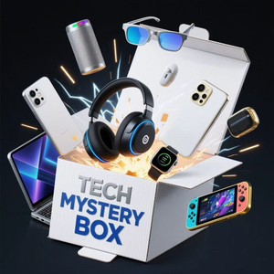 Boîte mystère comprenant un téléphone portable, une tablette, un ordinateur portable, des téléviseurs, des appareils électroniques, boîte surprise chanceuse, boîtes aléatoires de haute qualité, cadeau de grande valeur - Product Image 1