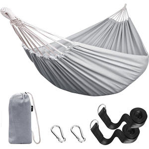 <span class=keywords><strong>Hamac</strong></span> de camping portable, <span class=keywords><strong>hamac</strong></span> léger en nylon avec barres détachables pour la randonnée en plein air, le trekking, avec mousquetons et sangles - Product Image 4