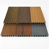 Plancher composite en plastique WPC moderne co-extrudé, imperméable, antidérapant, à grain de bois, pour extérieur, pour jardin