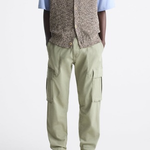 Pantalones Cargo Largos para Hombre, Personalizables con Logotipo, Bolsillos con Solapa en las Piernas, Ecológicos, Transpirables, de Alta Calidad - Product Image 2