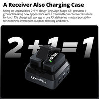 Godox Magic XT1 micrófono Lavalier inalámbrico radio micrófono equipo de grabación en vivo teléfono celular reducción de ruido