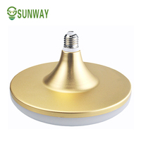 Ampoule LED UFO pour usage intérieur Foshan B22 60w 20w 30w 40w 50w, lumière LED en aluminium + plastique E27, 3000K 4000K 6500K 7000K 10000K