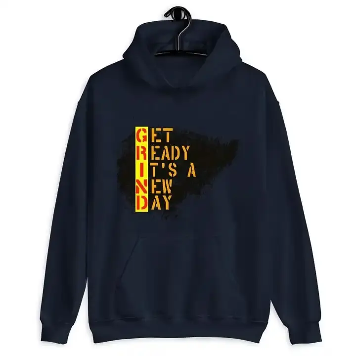 Kazak düz toplu Hoodie üreticileri ağır hiçbir dize pamuk fransız Terry ham Hem puf DTF tam baskı Hoodie erkekler