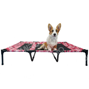 Elevated <strong>Pet</strong> <strong>Bed</strong> with <strong>Metal</strong> Frame High Quality Portable Detachable and Washable <strong>Luxury</strong> Camouflage Cooling <strong>Pet</strong> Dog Cot - Product Image 3