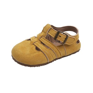 Sandalias Bocken para Niñas con Parte Superior de Cuero Mate Elegante, Unisex, Romanas, Antideslizantes, de Suela Blanda, para Playa y Uso Casual - Product Image 5