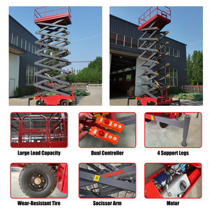 Tùy Chỉnh 6-20M Khả Năng Tải Lớn Cao Trên Không Làm Việc Nền Tảng Trailer Điện Cắt Kéo Nâng Thủy Lực Di Động Cắt Kéo Nâng Nền Tảng - Product Image 4