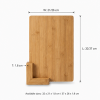 Tabla de Cortar de Bambú Natural con Logotipo Personalizado al por Mayor, Resistente, Ecológica, Suministro a Granel para Restaurantes y Hoteles
