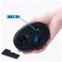 Souris optique sans fil rechargeable, 6 boutons, DPI réglable 800/1200/1600, souris d'ordinateur multicolores pour ordinateur portable, ordinateur de bureau