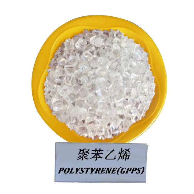 للبيع بسعر المصنع مواد خام غير معاد استخدامها جranules GPPS Polystyrene