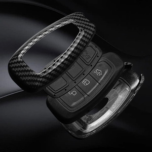 Étui pour clé de voiture en fibre de carbone pour Ford Kuga Focus 3 4 Fiesta Fusion <span class=keywords><strong>Puma</strong></span> Mondeo MK3 MK4 ST Line Ecosport Edge Escape Accessoires de voiture - Product Image 6