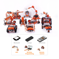 Weeemake 12 en 1 WeeeBot RobotStorm ESP32 Codificación DIY STEM Education Robot Kit para niños y niños en edad escolar Programación STEAM