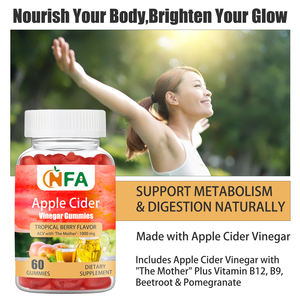 Factory customization Apple Cider Vinegar Gummies with Iodine <b>Supplement</b> Supports Nourishes Skin From the Inside Out Gummies - Product Image 5