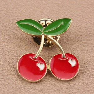 Nueva insignia de planta de cereza bonita, mochila escolar Popular a la moda, accesorios de ropa, broche para hombres y mujeres, regalo - Product Image 5
