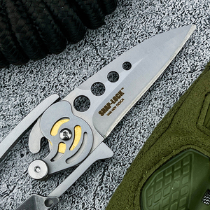 D2 Steel DIY Industrial OEM Pocket Knife 420 Steel Handle Versatile Outdoor <b>Camping</b> Survival <b>Multi</b>-functional EDC <b>Tool</b> Daily - Product Image 4