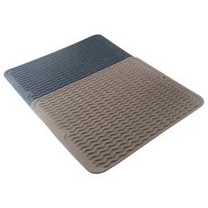 Hittebestendige Siliconen Dish Drogen Mat Voor Keuken L 16 Inch X 12 Inch