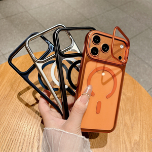 เคสโทรศัพท์แม่เหล็กไฟฟ้าแบบไร้สายพร้อมขาตั้งเลนส์ในตัวสำหรับ iPhone 17 PRO MAX - Product Image 1