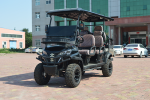 高性能6人乗りストリートリーガルオフロードリチウム電池クラブカー72Vパワフルモーターを搭載コミュニティ用 - Product Image 3