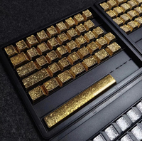 Metallic Silver Aluminum Keycaps for Mechanical Keyboard 68/75 Manufacture's Product