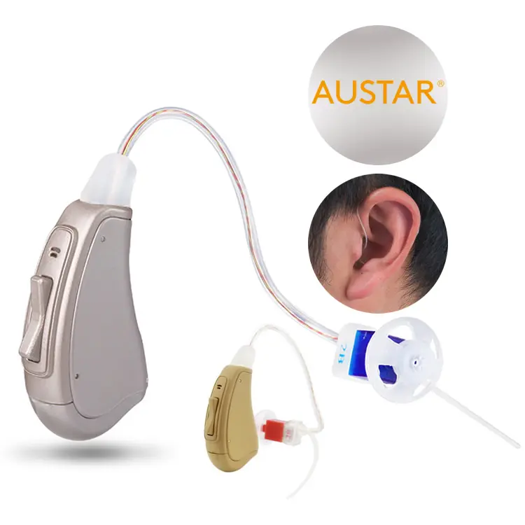 Austar amplificatore per apparecchi acustici a prezzi accessibili fornitore all'ingrosso apparecchio acustico RIC digitale ad alta potenza per bambini con grave perdita dell'udito