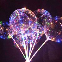 Ballons Bobo en TPU pré-étirés en gros, transparents et ronds, de 13/18/20/22/24/36 pouces, pour la décoration de fête