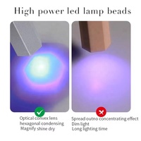 Portable professionnel ongles Led lumière sèche lampe 20s 60s minuterie écran LCD sans fil Flash Cure lampe à ongles avec support magnétique