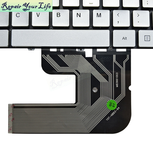 Tastiera per laptop in inglese americano per <span class=keywords><strong>Hometech</strong></span> Alfa 150P X317A Nuova tastiera color argento - Product Image 5