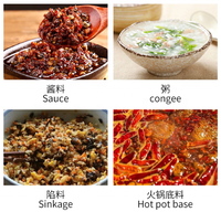 Marmite automatique pour sauce soja boeuf sauce tomate chili bouilloire de cuisson wok confiture farce mélange de cuisson machine de cuisson avec grattoir
