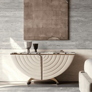 <span class=keywords><strong>Console</strong></span> <span class=keywords><strong>d</strong></span>'<span class=keywords><strong>entrée</strong></span> moderne minimaliste de luxe léger en marbre et acier inoxydable pour appartement, villa, salon, couloir, maison - Product Image 1