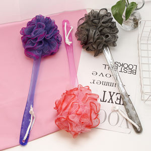 Cepillo para el cuerpo de la ducha, esponja de malla para el baño, cepillo Exfoliante para la piel, mango largo - Product Image 4