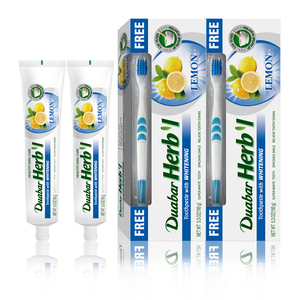 <span class=keywords><strong>Pasta</strong></span> de dientes de alta calidad OEM con cepillo de dientes blanqueamiento boca limpieza básica <span class=keywords><strong>pasta</strong></span> de dientes sabor a limón oral - Product Image 1
