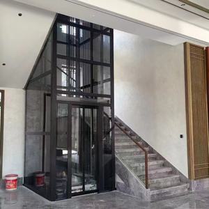 Vente directe d'usine, prix bas, petits ascenseurs, ascenseur à entraînement AC, ascenseur pour passagers, ascenseur résidentiel MRL pour maison/villa - Product Image 3