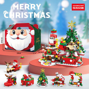 Set de Construcción Navideño con Tren, Árbol y Ciervo - Maqueta de Bloques de Montar para Decoración Hogar y Regalo de Navidad - Product Image 2